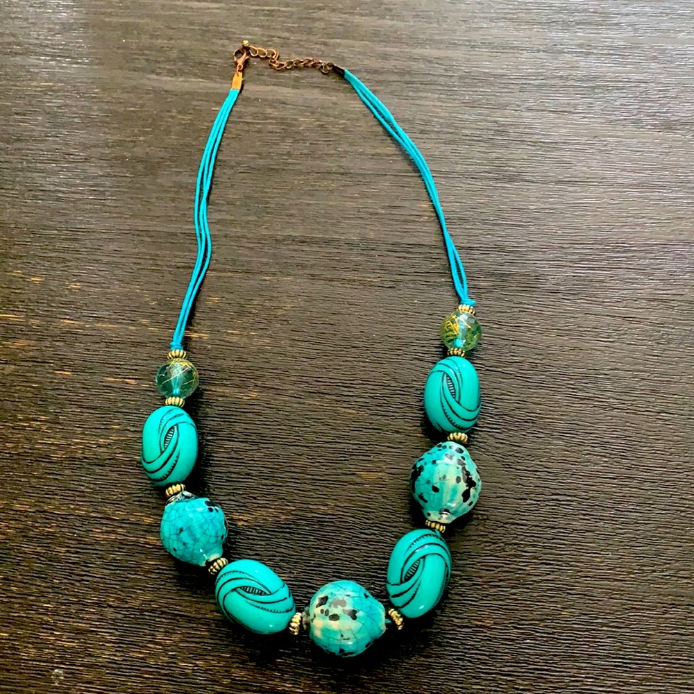 Chunky Turquoise Necklace